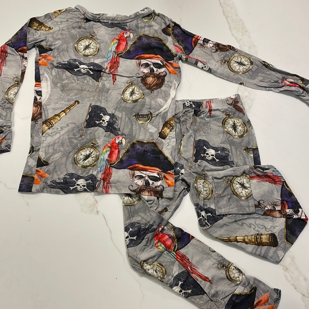 Posh Peanut Pirate two piece pajamas
